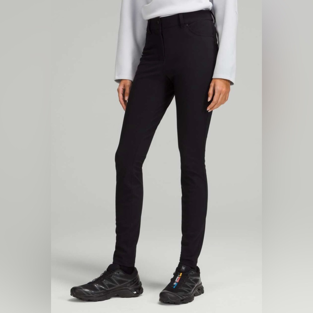 Lululemon City Sleek 5 Pocket 7/8 Pant Black / Black